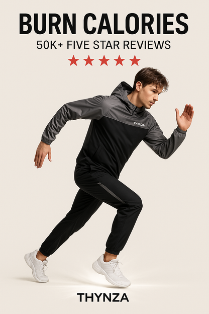 Sauna Suit for Men Sweat Sauna Jacket Pant Gym Workout Sweat Suits